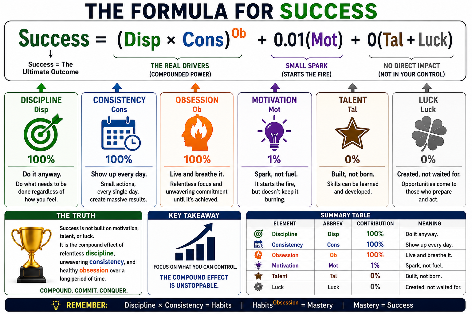 The 301% SUCCESS Formula : Why Talent and Luck Don’t Matter